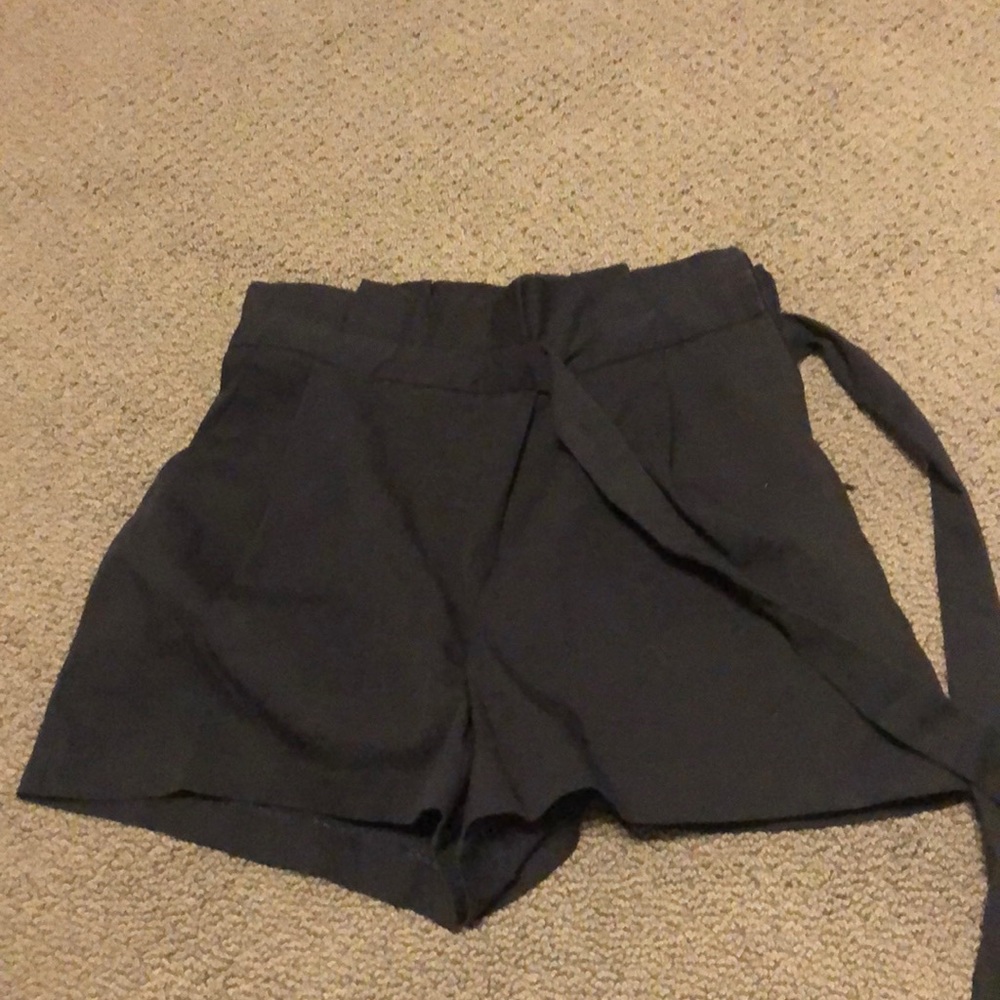 Zara Paper Waist Shorts